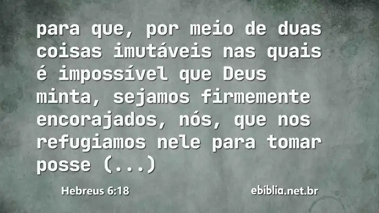 Hebreus 6:18