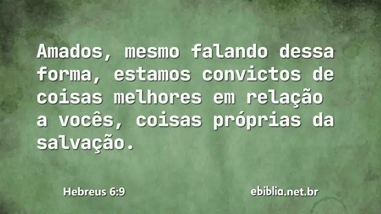 Hebreus 6:9