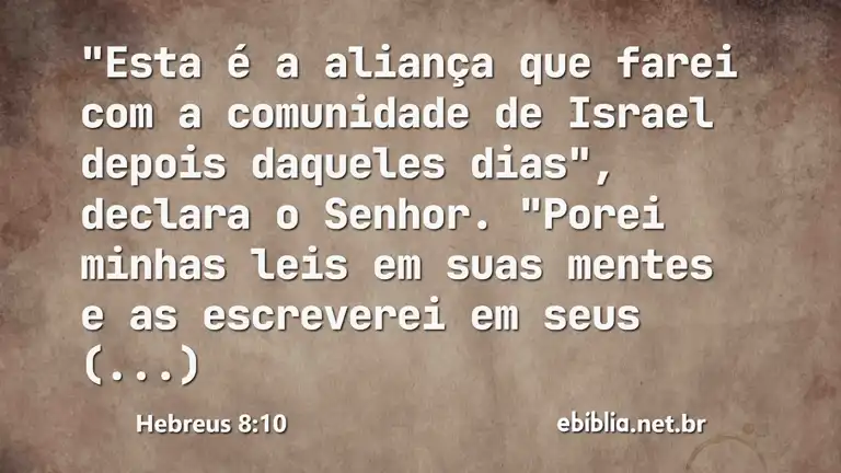 Hebreus 8:10