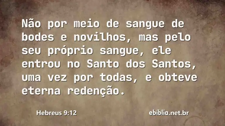 Hebreus 9:12