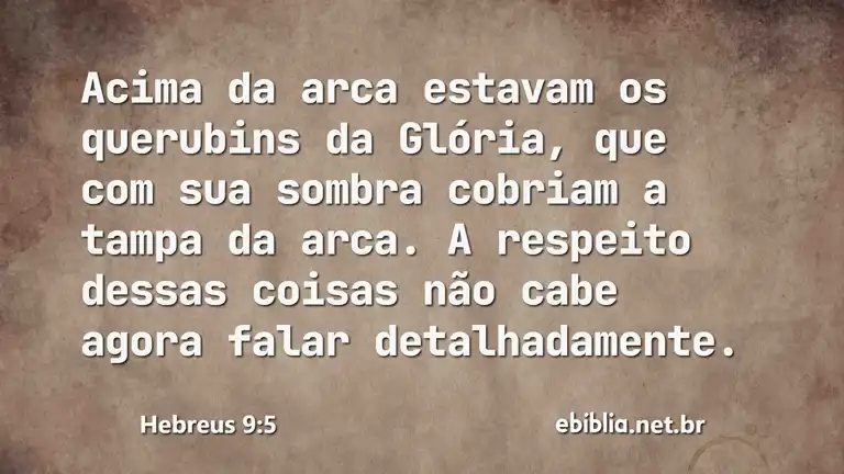 Hebreus 9:5