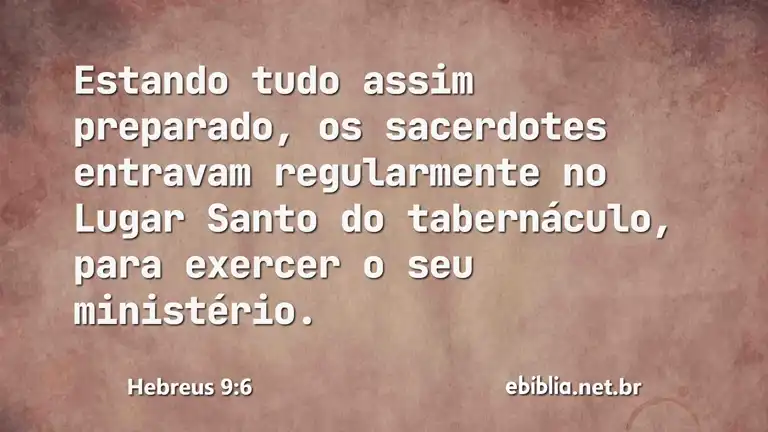 Hebreus 9:6