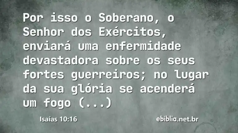 Isaías 10:16