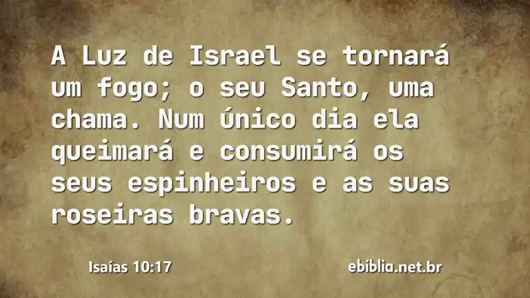 Isaías 10:17