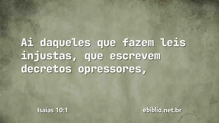 Isaías 10:1