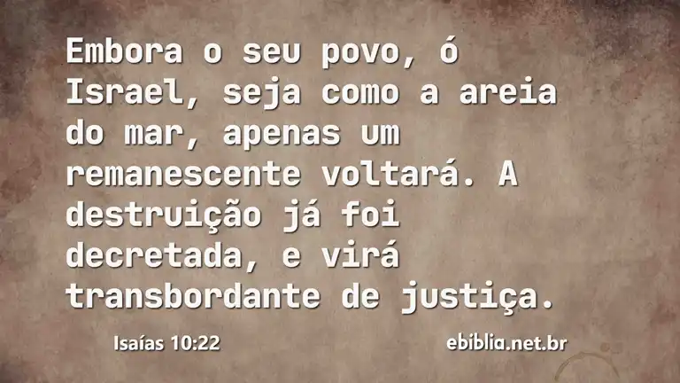 Isaías 10:22