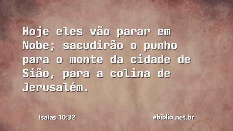 Isaías 10:32