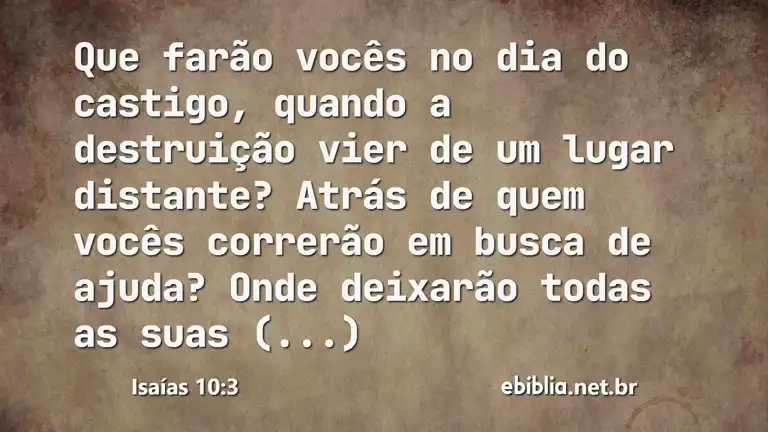 Isaías 10:3