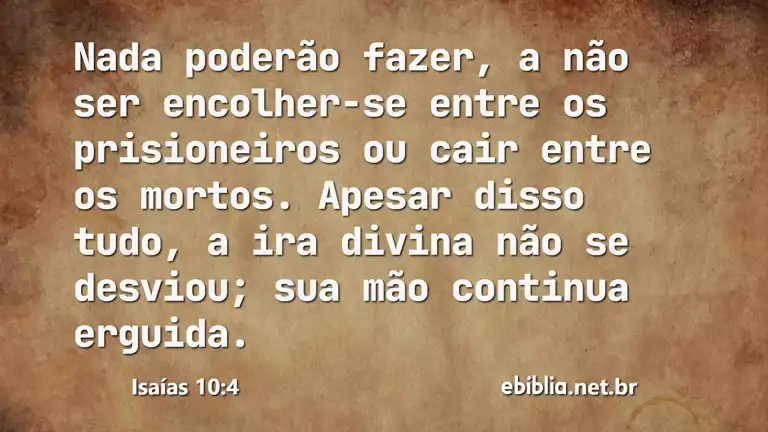 Isaías 10:4