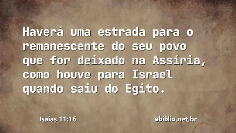 Isaías 11:16