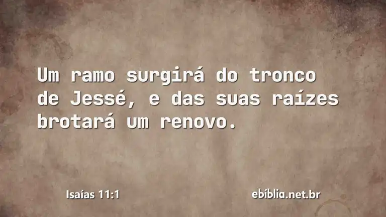 Isaías 11:1