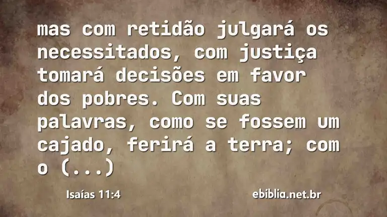 Isaías 11:4