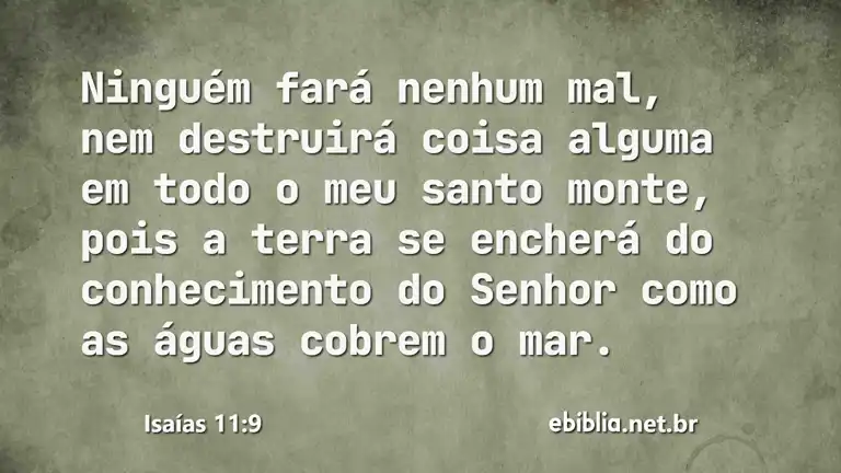 Isaías 11:9