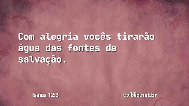 Isaías 12:3