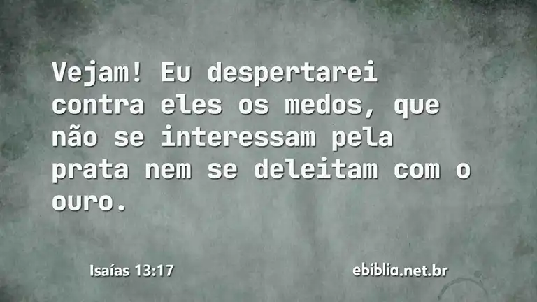 Isaías 13:17