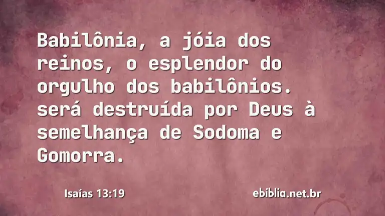 Isaías 13:19