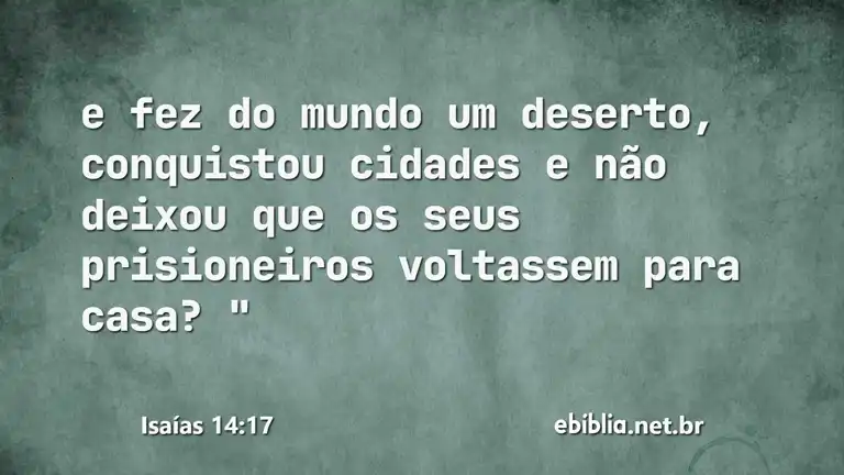 Isaías 14:17