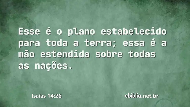 Isaías 14:26