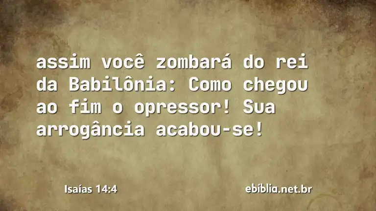 Isaías 14:4