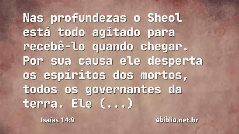 Isaías 14:9