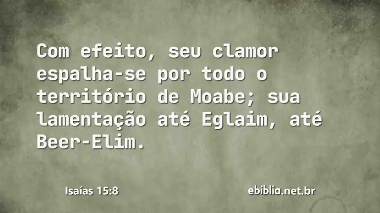 Isaías 15:8