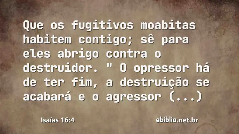 Isaías 16:4