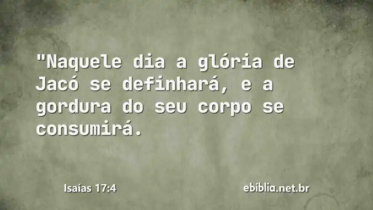 Isaías 17:4