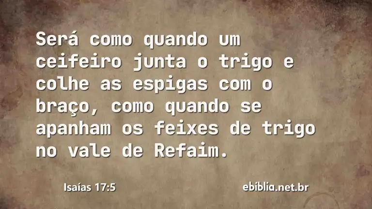 Isaías 17:5