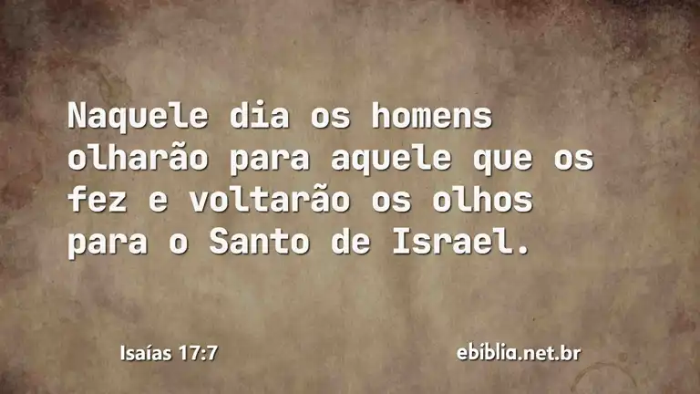 Isaías 17:7