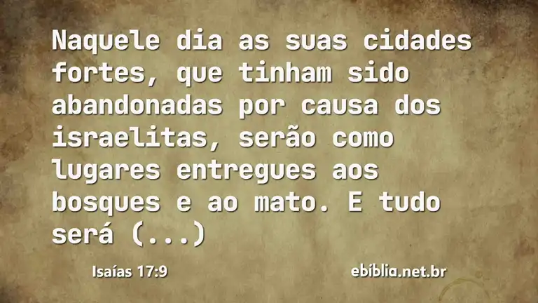 Isaías 17:9