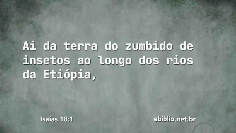 Isaías 18:1