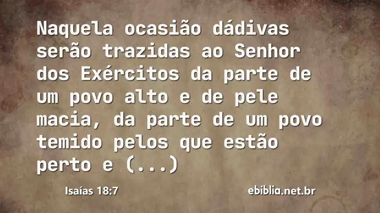 Isaías 18:7