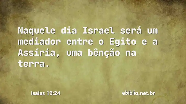 Isaías 19:24