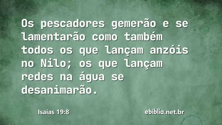 Isaías 19:8