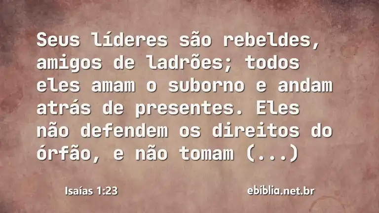 Isaías 1:23