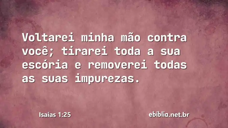 Isaías 1:25