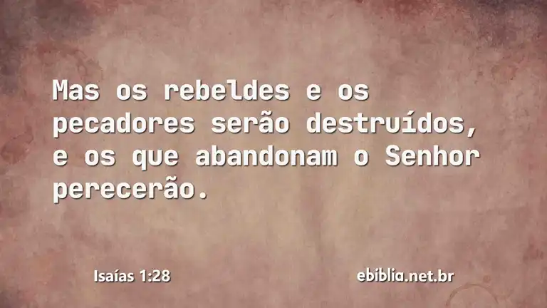 Isaías 1:28