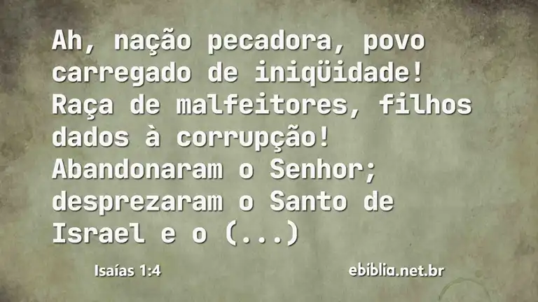 Isaías 1:4