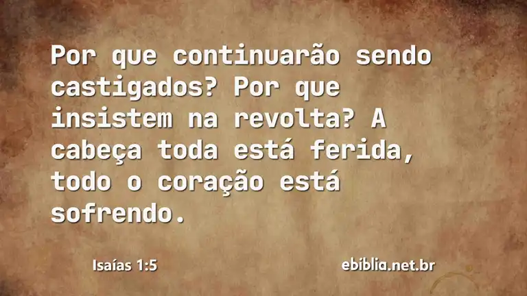 Isaías 1:5