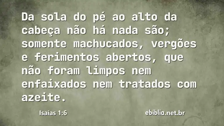 Isaías 1:6