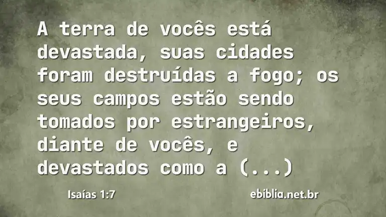 Isaías 1:7