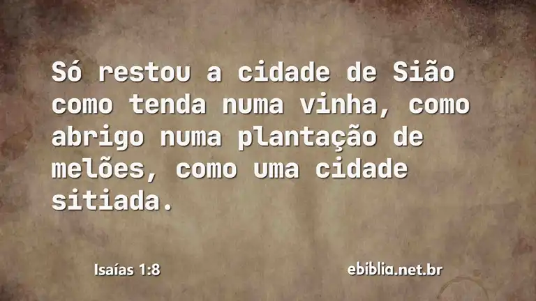 Isaías 1:8