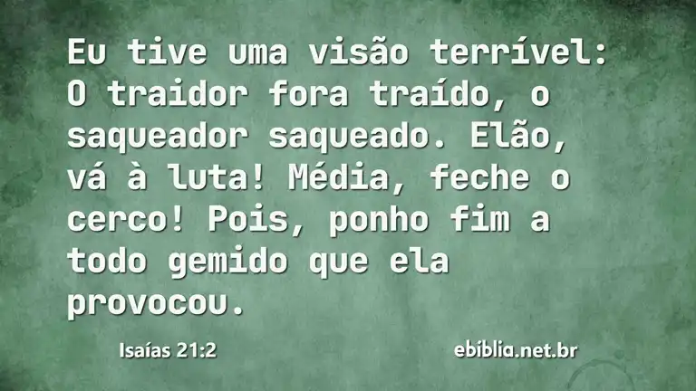 Isaías 21:2