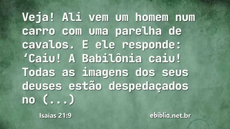 Isaías 21:9