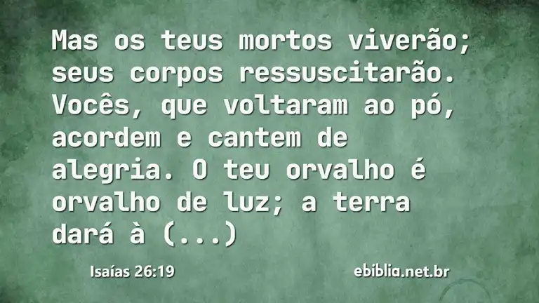 Isaías 26:19