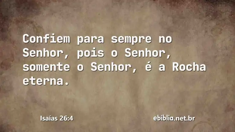 Isaías 26:4