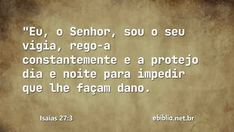 Isaías 27:3