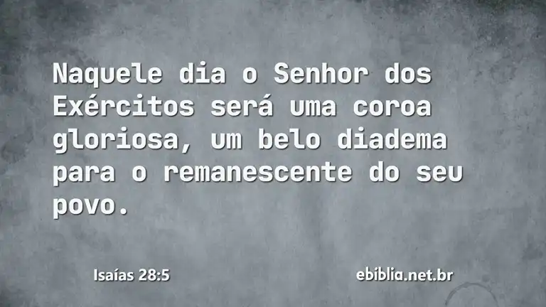 Isaías 28:5