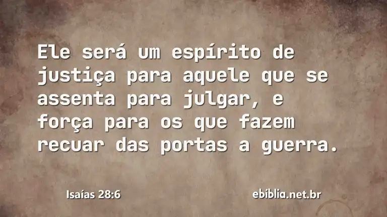 Isaías 28:6