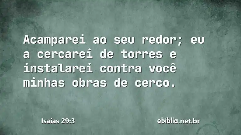 Isaías 29:3